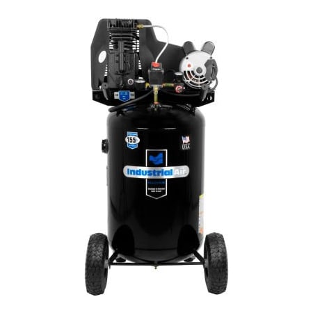 Mat Industries Industrial Air 1.9 HP 30 Gallon Belt Driven Portable Air Compressor with V-Twin Cylinder ILA1883054